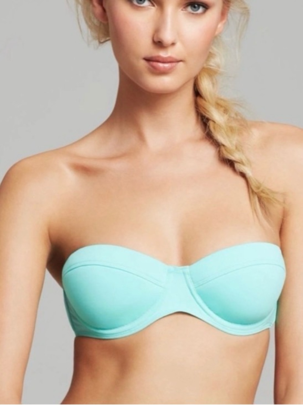 Zimmermann Mint Bandeau Bikini Top
